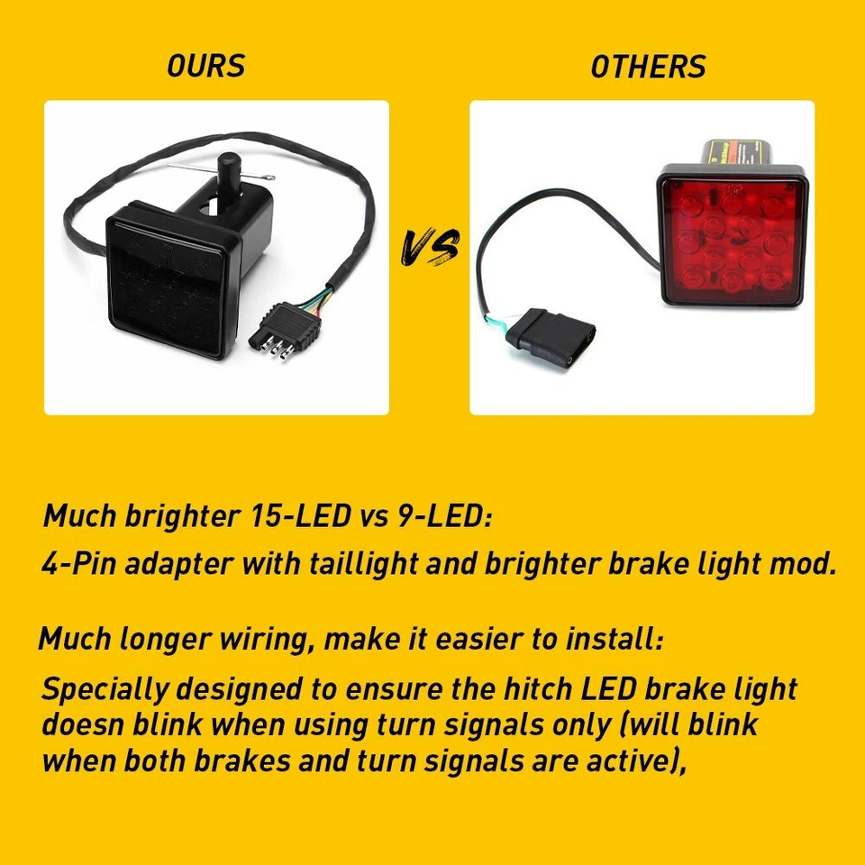 Kit de luces traseras LED sumergibles para remolque barco marcador camión impermeable Foto 4 de 4