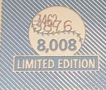 MLB 2000 Cal Ripken Jr. 3,000 Hits 24K Metal ERROR CARD - Afbeelding 4 van 5