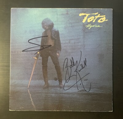 Toto Hydra signed by Bobby Kimball And Steve Lukather Vinyl Autographed
