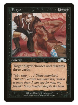 Fugue MTG Exodus Common LP Lightly Played Single Card