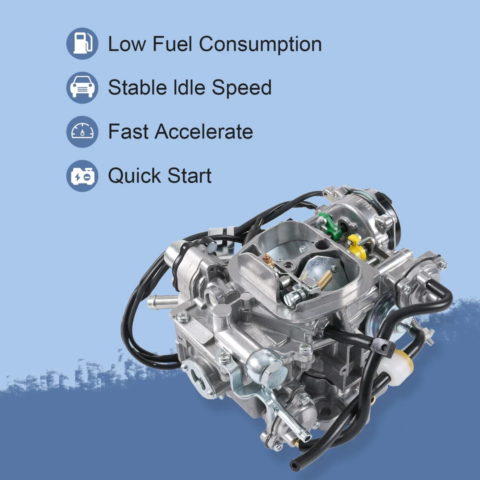 Carburador de motor 22R adecuado para camioneta Toyota 1981-1995 21100-35520 L4 L6 V6 Foto 4 de 4