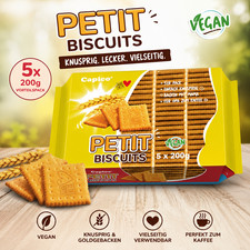 5x200g Petit Biscuits vegane Butterkekse Capi...