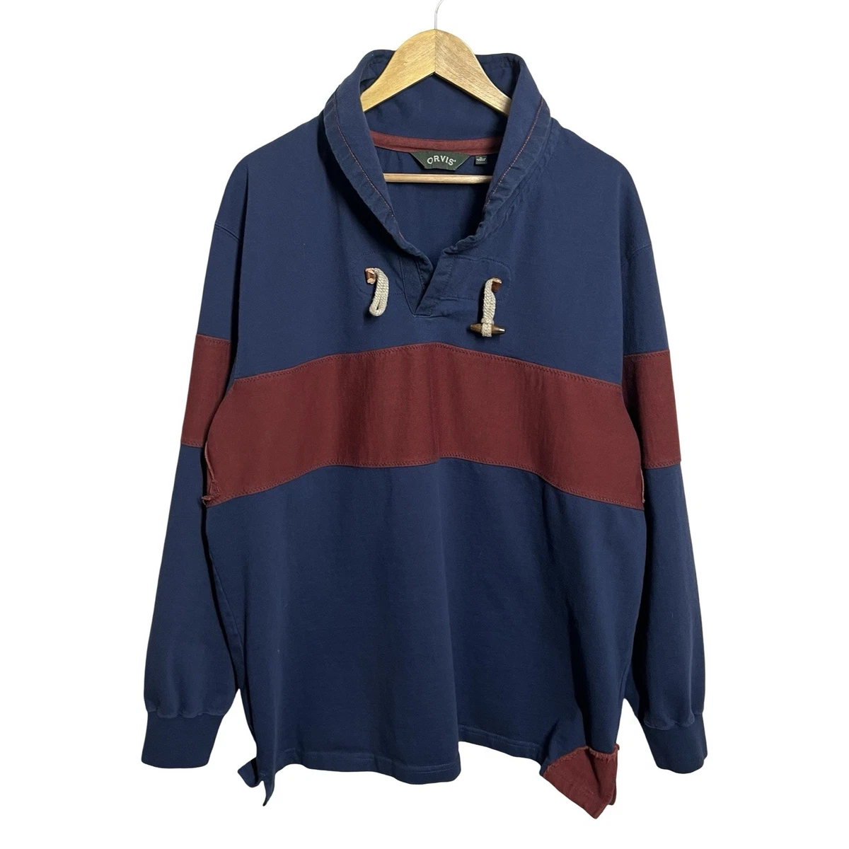 Selected - Pull ras de cou oversize en maille - Bleu marine