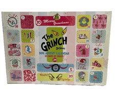 New Dr Seuss The Grinch Who Stole Christmas Dog Advent Calendar 24 Treat Days