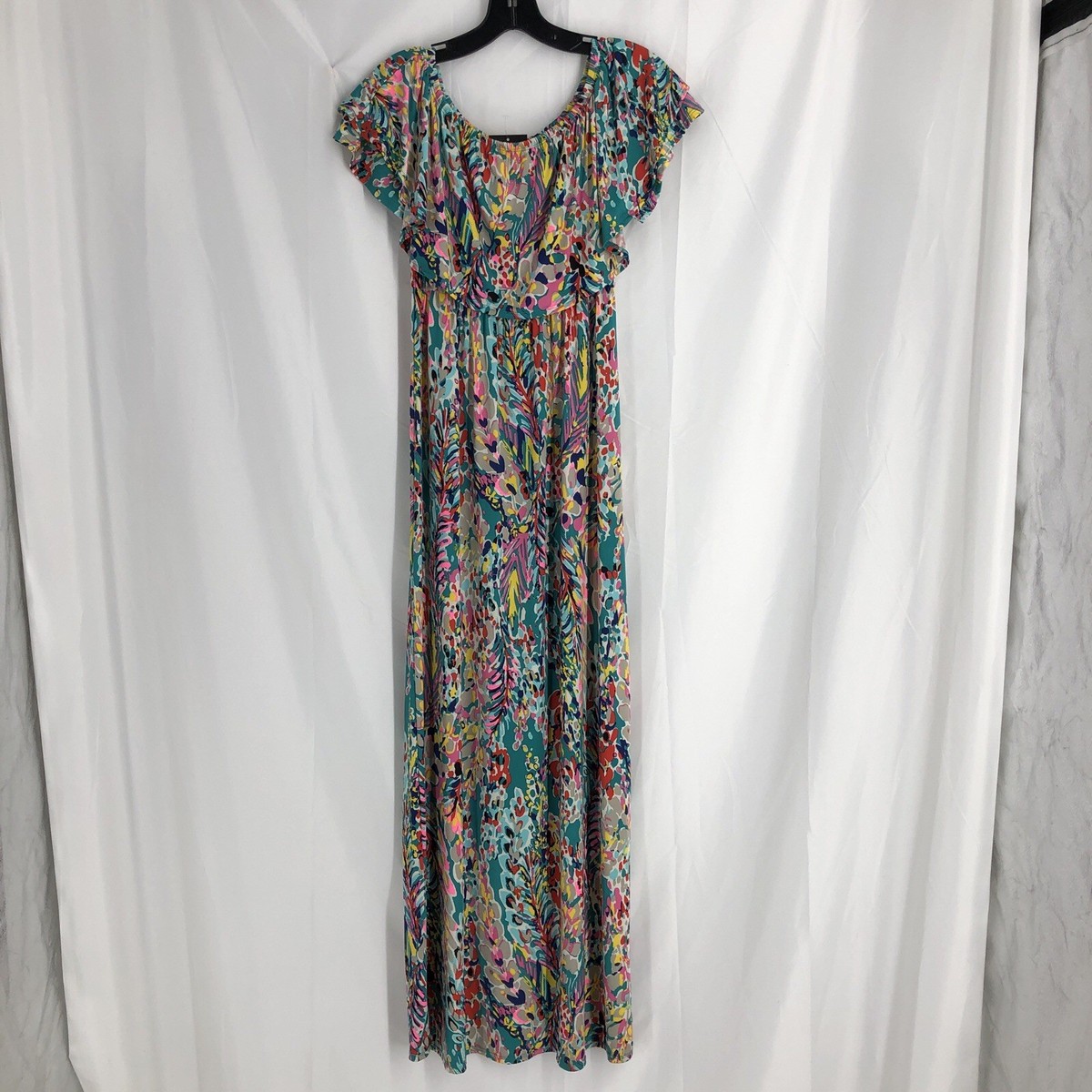 knee length dresses for ladies Beeson River Red Scrunched Front Maxi Dress main image 0