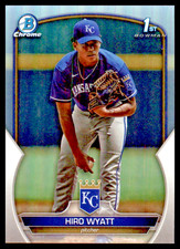 2023 Bowman Chrome 1St Bowman Hiro Wyatt Refractor #Bdc-80