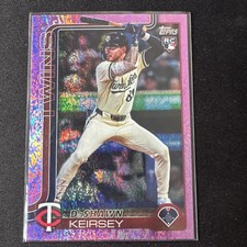 2025 Topps Series 2 - DaShawn Keirsey Jr. #605 Pink Sandglitter / Shimmer (RC)