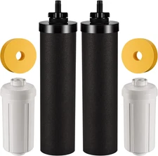 Water Filter Replacement for Berkey- Black Filters (BB9-2) and Fluoride Filters