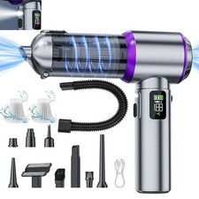 Cordless Handheld High Power Car Vacuum Cleaner, 24000PA Powerful 3 Gear Suction