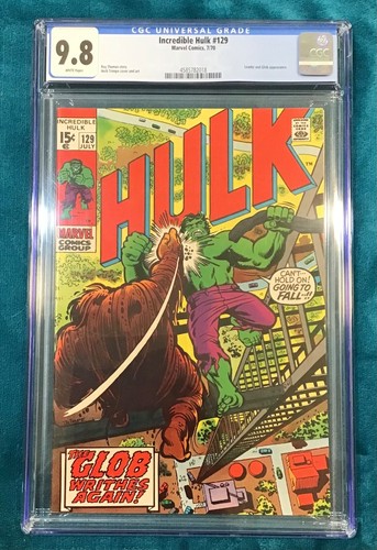 Incredible Hulk #129 The Glob Writhes Again CGC 9.8 WP (1970)