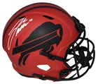 JOSH ALLEN AUTOGRAPHED BUFFALO BILLS RAVE FULL SIZE SPEED HELMET BECKETT