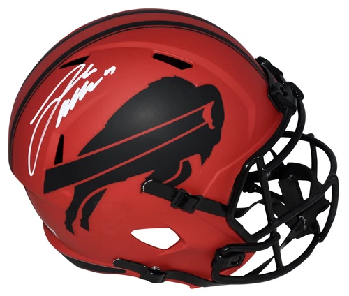 JOSH ALLEN AUTOGRAPHED BUFFALO BILLS RAVE FULL SIZE SPEED HELMET BECKETT