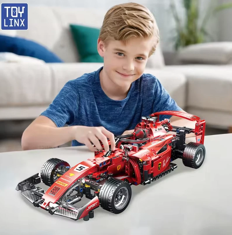 1:18 Formula Race Car 455PCS RC Building Block Kit Remote Control Toy Gift UK FS - Image 4 of 4