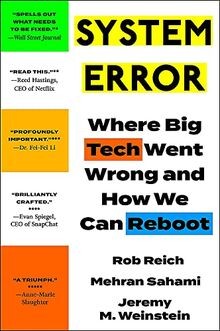 System Error: Where Big Tech Went Wrong and How We ... | Buch | Zustand sehr gut