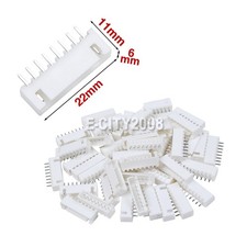 500Pcs JST-XH 2.54mm Wire Cable Connector--2/3/4/5/6/7/8/9/10/12Pin