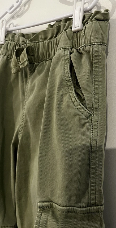 Jumping Beans 女孩橄榄绿色工装裤 8 码全新无标签 — 第 4/4 张图片
