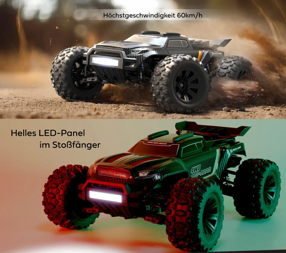 HYPER GO TX12 TRUGGY BRUSHLESS 1:12 RTR 60 km/h AMEWI 22750 NEUHEIT 2025 - Bild 2 von 4