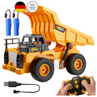 Joyin Ferngesteuerter LKW Muldenkipper Mit Licht Und Sound, 2,4 Ghz RC Traktor
