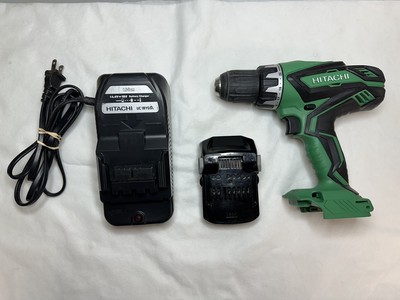 HITACHI DS18DGL DRILL 1 BATTERY, CHARGER, HARD CASE