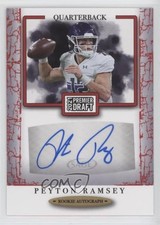 2021 Sage Premier Draft Auto Red Peyton Ramsey #A73 Auto a7t