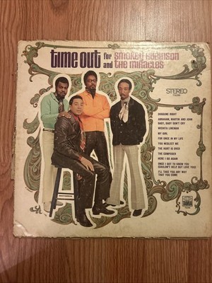 Smokey Robinson And The Miracles Time Out LP 1969 Motown Records OriginalVintag