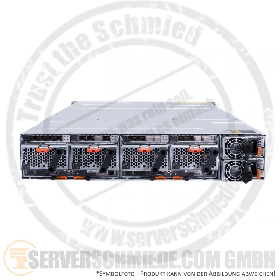 IBM All Flash AF 900 Raid SAN Storage 9843-AE2 8/16Gb FC / 10GbE iSCSI* 2x PSU 1 - Bild 3 von 4