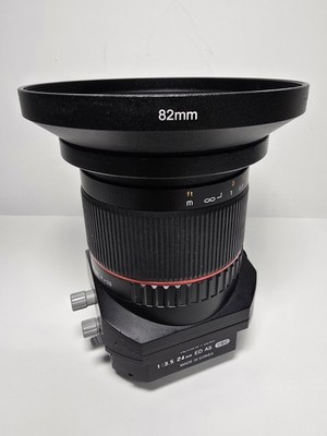 Excellent Rokinon T-S 24mm f/3.5 ED AS UMC Tilt-Shift Lens For Nikon
