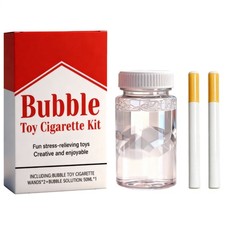 Bubble Cigarette Stress Relief Toy Fun Fake Cigarette Mini Bubble Blower