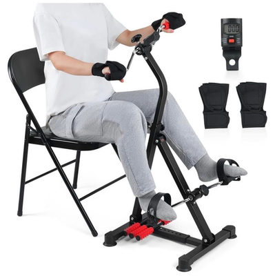 #ad Adjustable Pedal Exerciser Bike for Seniors Hand Arm Leg and Knee Therapy..... $89.75