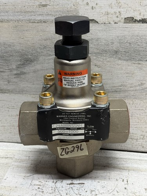 #ad #ad Wanner C24ABBNSSNH Hydra Cell Pressure Regulator Valve 40GPM 1000PSI New $799.90