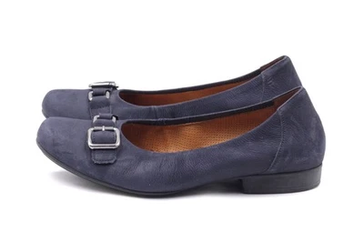GABOR Comfort Damen Halbschuhe Slipper Pumps EUR 40 UK 7 Blau Echt Leder - Bild 1 von 4