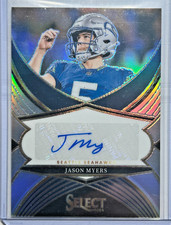 Jason Myers AUTO Panini Prizm Select 2024 Certified Autograph Signature Seahawks
