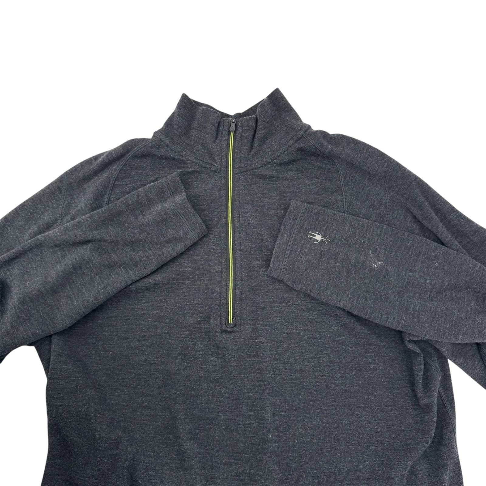 Smartwool Men's Merino NTS 250 Baselayer Quarter Zip Taupe Heather XL