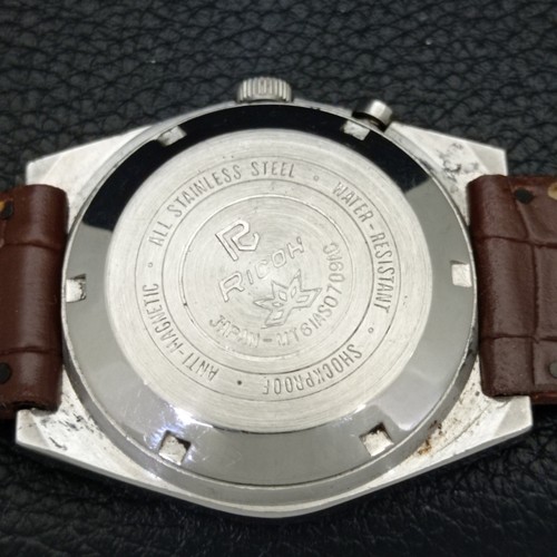 VINTAGE RICOH R31 AUTOMATIC JAPAN MENS ORIGINAL DIAL WATCH a500609-1 - Picture 8 of 10