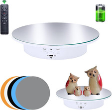 Motorized Rotating Display Stand, 7.87Inch /17.6Lbs Load, 360 Degree Electric Ro