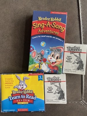 Reader Rabbit Learn to Read System + Sing-A-Song Adventures Bundle   Complete