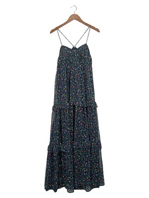 Pepe Jeans Damen Maxikleid Blumenmuster Gr. 38/M Freizeitkleid Sommer