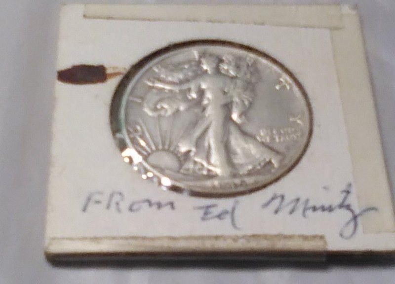 1945 LIBERTY WALKING SILVER HALF DOLLAR HI  United tates. MINT RARE COIN