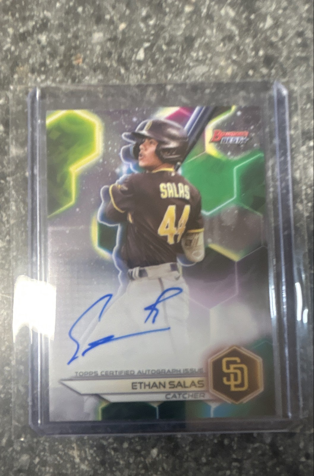 2023 Bowman's Best - Best of 2023 Autographs Ethan Salas #B23-ES (AU, RC)
