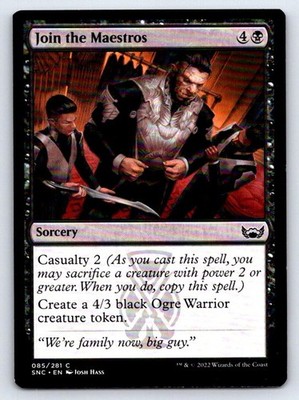 Join the Maestros 85 Common Streets of New Capenna Magic: The Gathering LP