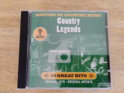 Country Legends: A History of Country Music CD ft Various Artists [VERY GOOD CD]