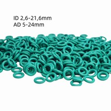O-Ring 1,2mm Schnurst&auml;rke DIN-3771 FKM 80 Dichtring Oring 5mm-24mm AD