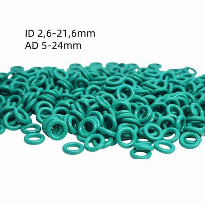 O-Ring 1,2mm Schnurstärke DIN-3771 FKM 80 Dichtring Oring 5mm-24mm AD