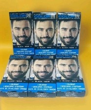 6 COLOR FOR HIM BRUSH IN COLOR GEL BLACK MUSTACHE And BEARD SIDEBURNS