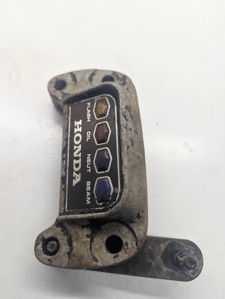 Braçadeira de barra Honda CB750 CB 750 K indicador de aviso painel luzes fabricante de equipamento original 1969-1976 - Imagem 3 de 4