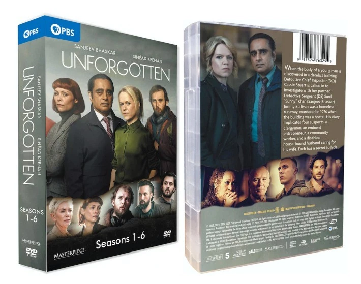 Unforgotten: The Complete Series Seasons 1-6 (DVD 12-Disc ) NEW/US Region 1!!