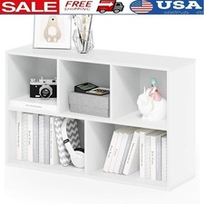 Modern 5-Cube Bookcase Open Storage Ideal Home Office Living Room Study New