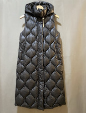 NWT MANGO Women Hooded 2-Way Zip Water Repell...
