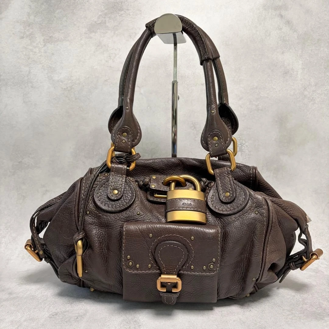 Chloé Paddington Zip Leather Exterior Bags & Handbags for Women