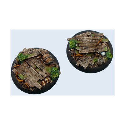 Micro Art Mini Base Wood 50mm Wood - Round Bases New